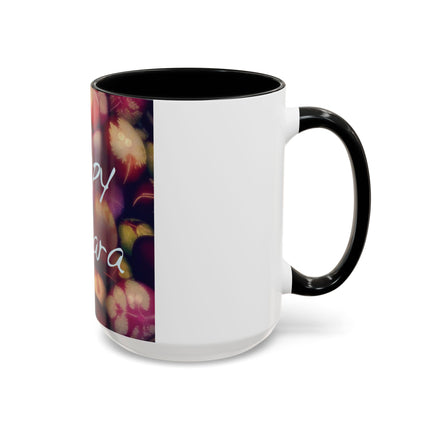 Ostara Celebration Mug – 15oz Accent Cup with Colored Egg Design