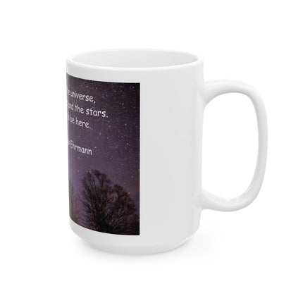 Inspirational Starry Sky Mug — "You are a child of the universe" Ceramic Coffee Cup (11oz/15oz)