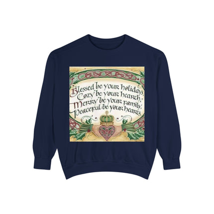 Blessed Be Your Holidays Unisex Sweatshirt - Cozy & Heartfelt Gift
