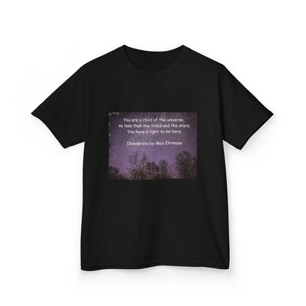 Kids Tee – “Child of the Universe” Quote – Heavy Cotton™