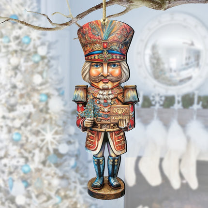 Nutcracker Prince Wooden Ornaments by G. Debrekht Christmas Decor - 8611060-0