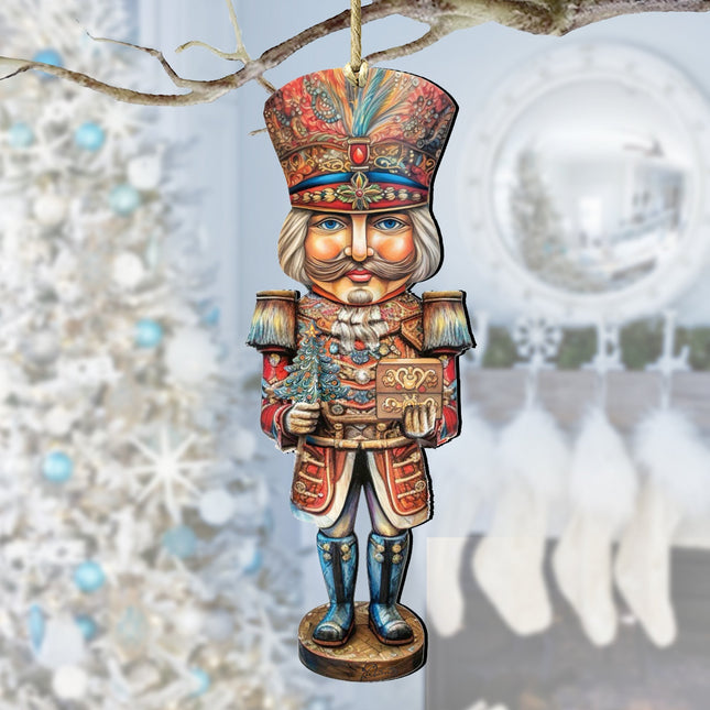 Nutcracker Prince Wooden Ornaments by G. Debrekht Christmas Decor - 8611060-0