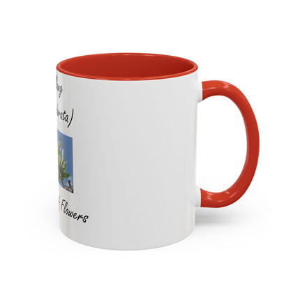 Ylang Ylang Coffee Mug – 11oz “Flower of Flowers” Ceramic Cup