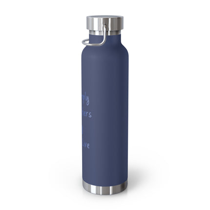 Live Simply Bottle – 22oz Copper Insulated Flask for Gentle Impact