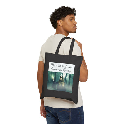 Tote Bag — 'May a little bit of magick float into your life today' Mystic Forest Canvas Tote