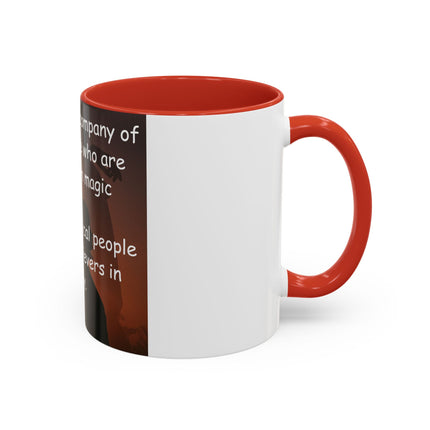 Believers of Happy Moments Mug – 11oz Accent Cup with Magic Quote