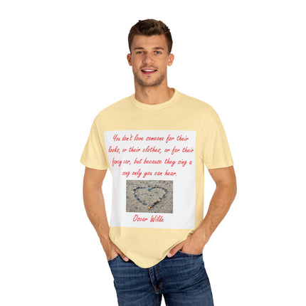 Inspirational Quote Unisex T-Shirt - Oscar Wilde Design