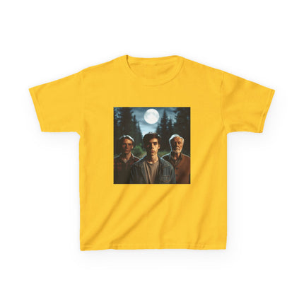Kids' Graphic Tee – Moonlight Adventure Design
