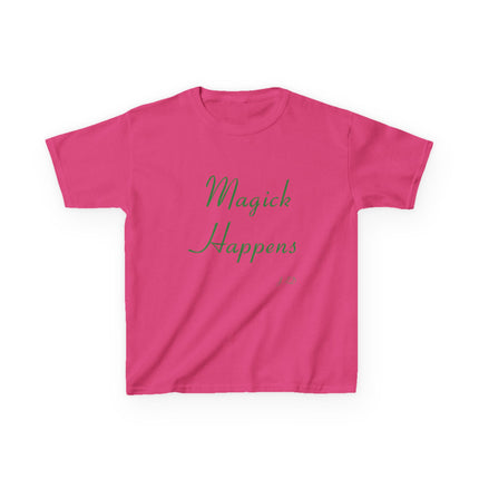 Magick Happens Kids Tee – Cotton T-Shirt for Creative Dreamers