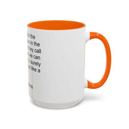Accent Coffee Mug — "I Have Smelt All the Aromas" Heinrich Heine Quote