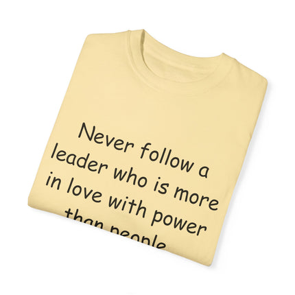 Native Proverb Tee – Unisex Shirt on Power, Leadership & Integrity