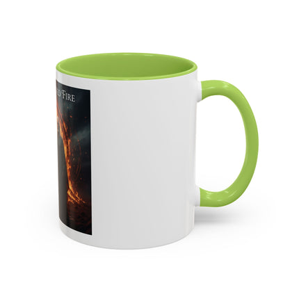 Aging Is Sacred Fire Coffee Mug — Fantasy Elder Couple Accent Mug (11/15oz)