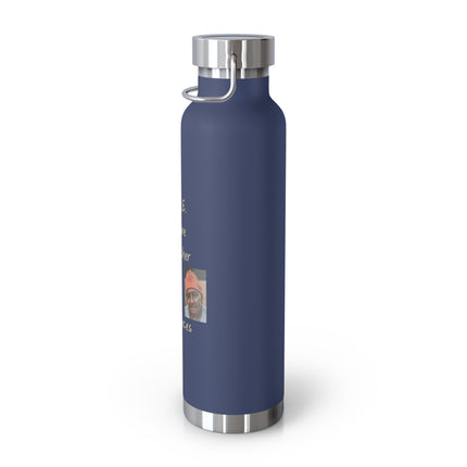 C.R.O.N.E. 22oz Copper Insulated Water Bottle - Creative Researcher of New Experiences