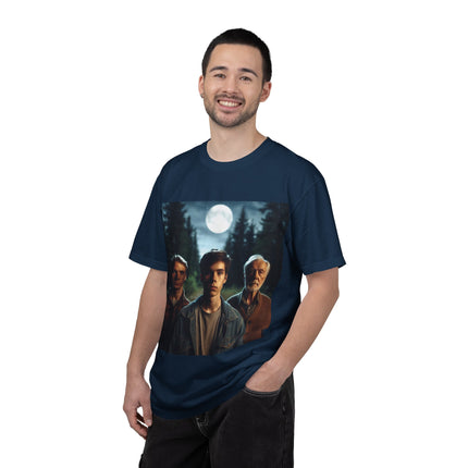 Wiccan God Trio Moonlit Forest T-Shirt — Youth, Father, Sage
