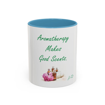 Aromatherapy Makes Good Scents Accent Coffee Mug — Essential Oil Gift