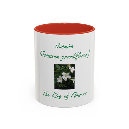 Jasmine Mug – "The King of Flowers" Botanical Coffee Cup (11/15oz)