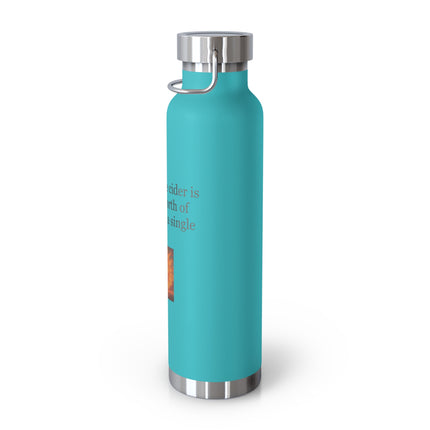 22oz Insulated Bottle — "A well-made cider is a year’s worth of sunlight in a single sip."