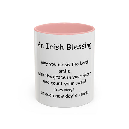 Irish Blessing Coffee Mug — "An Irish Blessing" Inspirational Religious Mug (11/15oz)