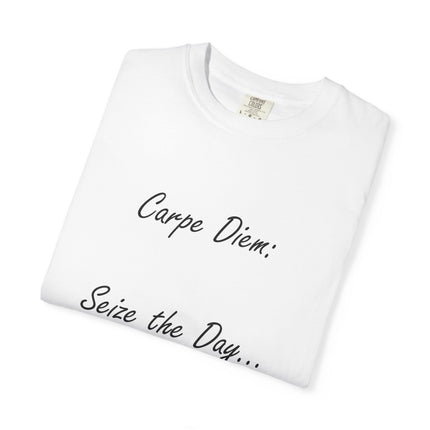 Inspirational Unisex T-Shirt - 'Carpe Diem: Seize the Day'