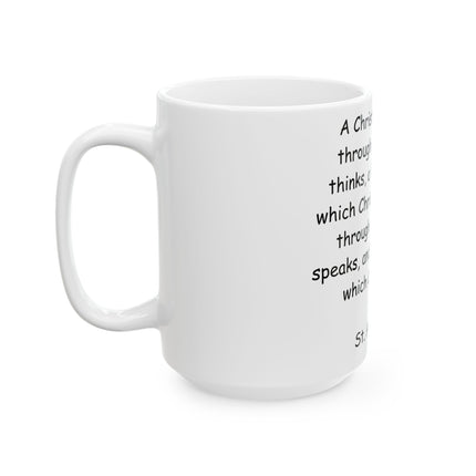 Inspirational Christian Ceramic Mug - 15oz