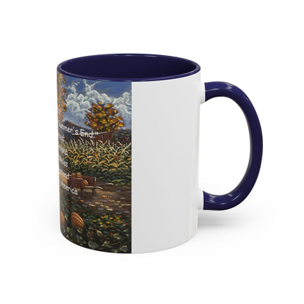 Samhain Accent Mug – 11oz Ceramic Cup with Pumpkin Spice Wit