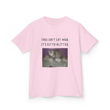 Kitty Glitter Kids Tee – Funny Shirt for Young Cat Enthusiasts