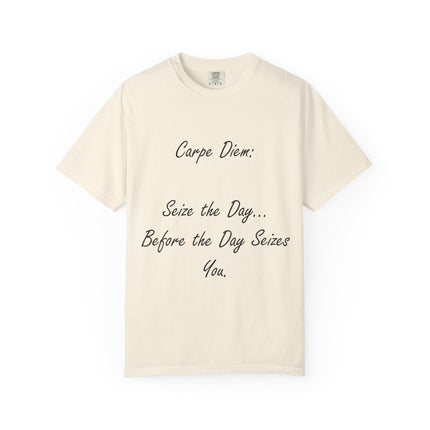 Inspirational Unisex T-Shirt - 'Carpe Diem: Seize the Day'