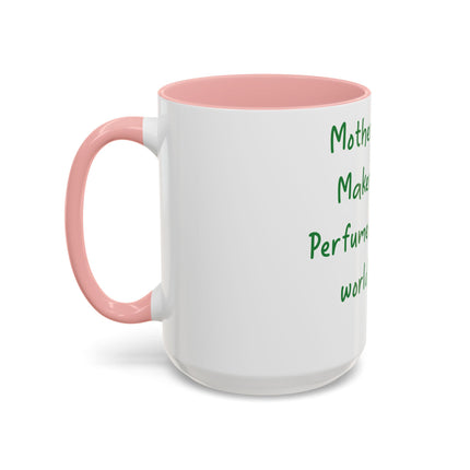 Mother Nature Accent Mug – 15oz Ceramic Cup for Eco Enthusiasts