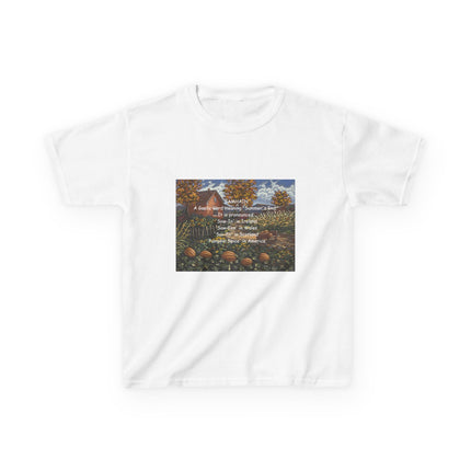 Inspirational Kids Heavy Cotton Tee - Cozy & Uplifting Design for Everyday Wear