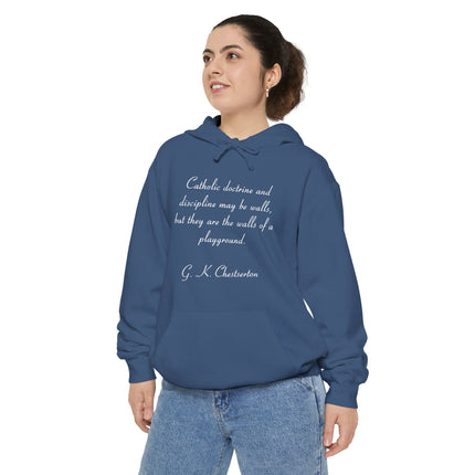 Catholic Doctrine 'Walls of a Playground' Hoodie