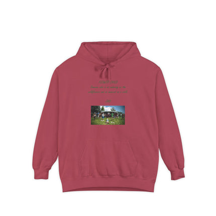 Flower Child Hoodie — 1960s Festival Wildflower Photo Design
