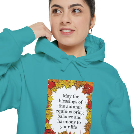 Autumn Blessings Hoodie – Fall Leaf Prayer Pullover