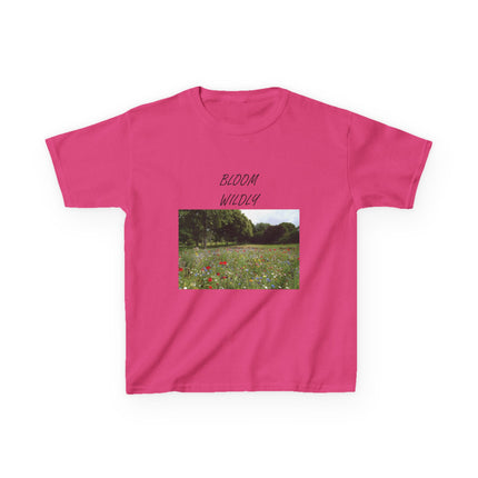 Kids Bloom Wildly Tee – Nature-Inspired Graphic Shirt for Spring Fun