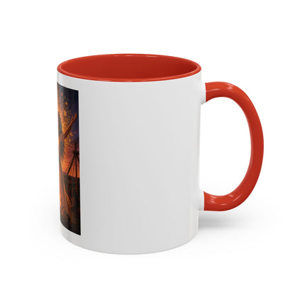 Mug — Pagan Bonfire Coffee Mug with Inspirational Beltane Quote