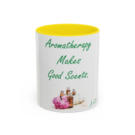 Aromatherapy Accent Coffee Mug - Positive Vibes for Wellness Enthusiasts - 11oz