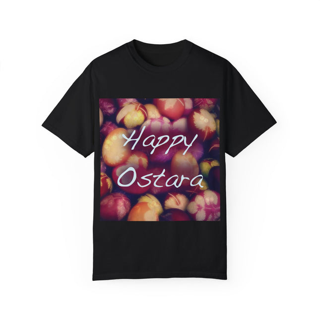 Ostara Celebration Tee – Unisex Garment-Dyed Shirt with Egg Motif