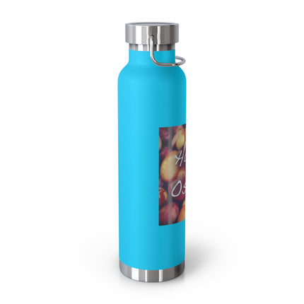 Happy Ostara Copper Bottle — 22oz Vacuum Water Bottle Celebrating Spring Equinox