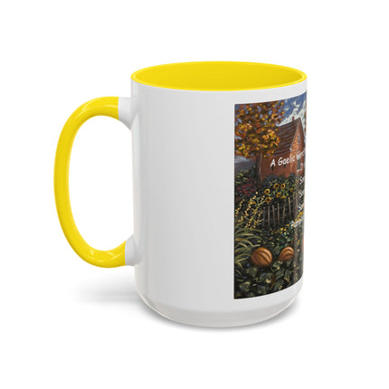 Samhain Pumpkin Spice Accent Coffee Mug — Autumn Harvest 11/15oz