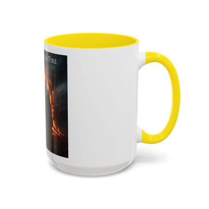 Aging Is Sacred Fire Coffee Mug — Fantasy Elder Couple Accent Mug (11/15oz)