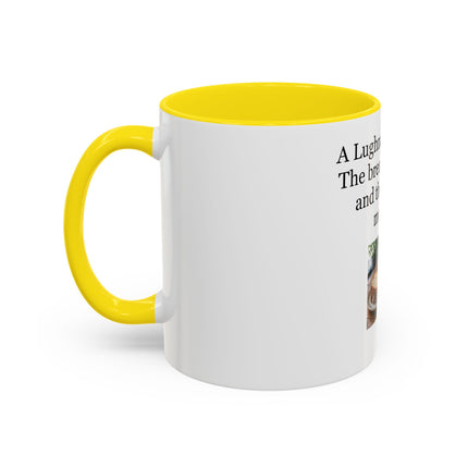 Lughnasadh Feast Mug — "The bread, the brew, and the bilberry mousse!" Accent Coffee Cup
