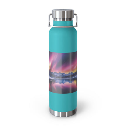 Aurora Landscape Insulated Water Bottle – 22oz Vacuum Flask