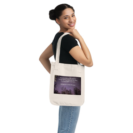Organic Canvas Tote – “Child of the Universe” Quote