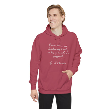 Catholic Doctrine 'Walls of a Playground' Hoodie