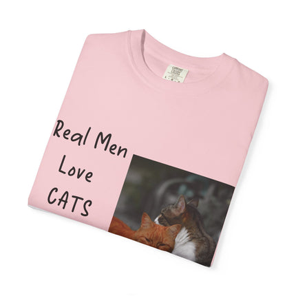 Real Men Love Cats Unisex T-Shirt - Cute Cat Lover Tee