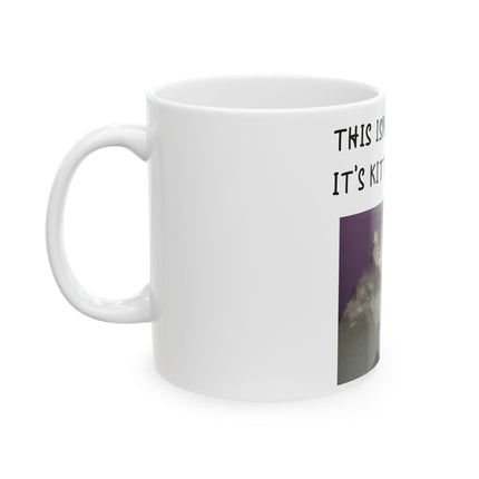 Kitty Glitter Mug – 11oz Ceramic Cup for Cat-Loving Sips