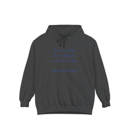 Hoodie – “Aim Above Morality” Inspirational Quote Pullover