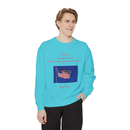 Patriotic Quote Sweatshirt for American Pride