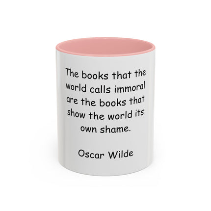 Oscar Wilde Quote Coffee Mug — Literary Quote Accent Mug (11/15oz)