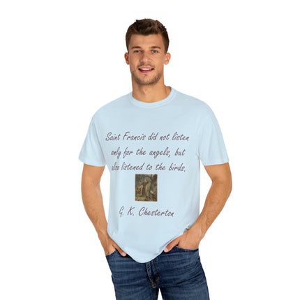 Spiritual Tee – Honoring Saint Francis – Eco-Friendly Unisex