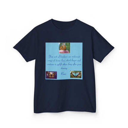 Kids Tee with Butterfly Design – Inspirational Nature Gift